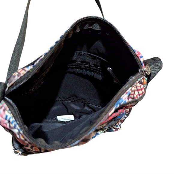 EUC LeSportSac Colorful Print Crossbody Bag Purse Adjustable Shoulder Strap - Picture 3 of 6